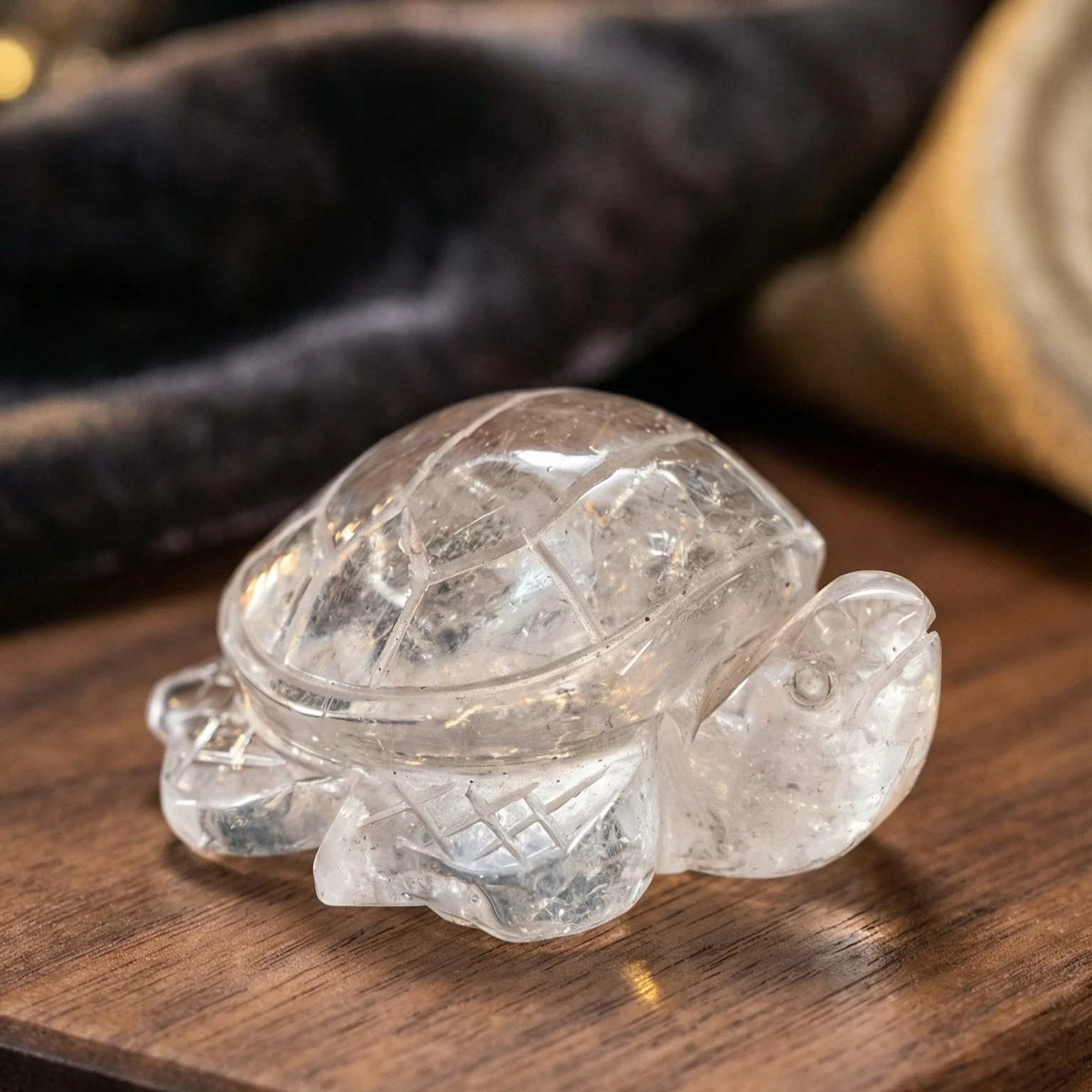 Clear Quartz Turtle - Image 3
