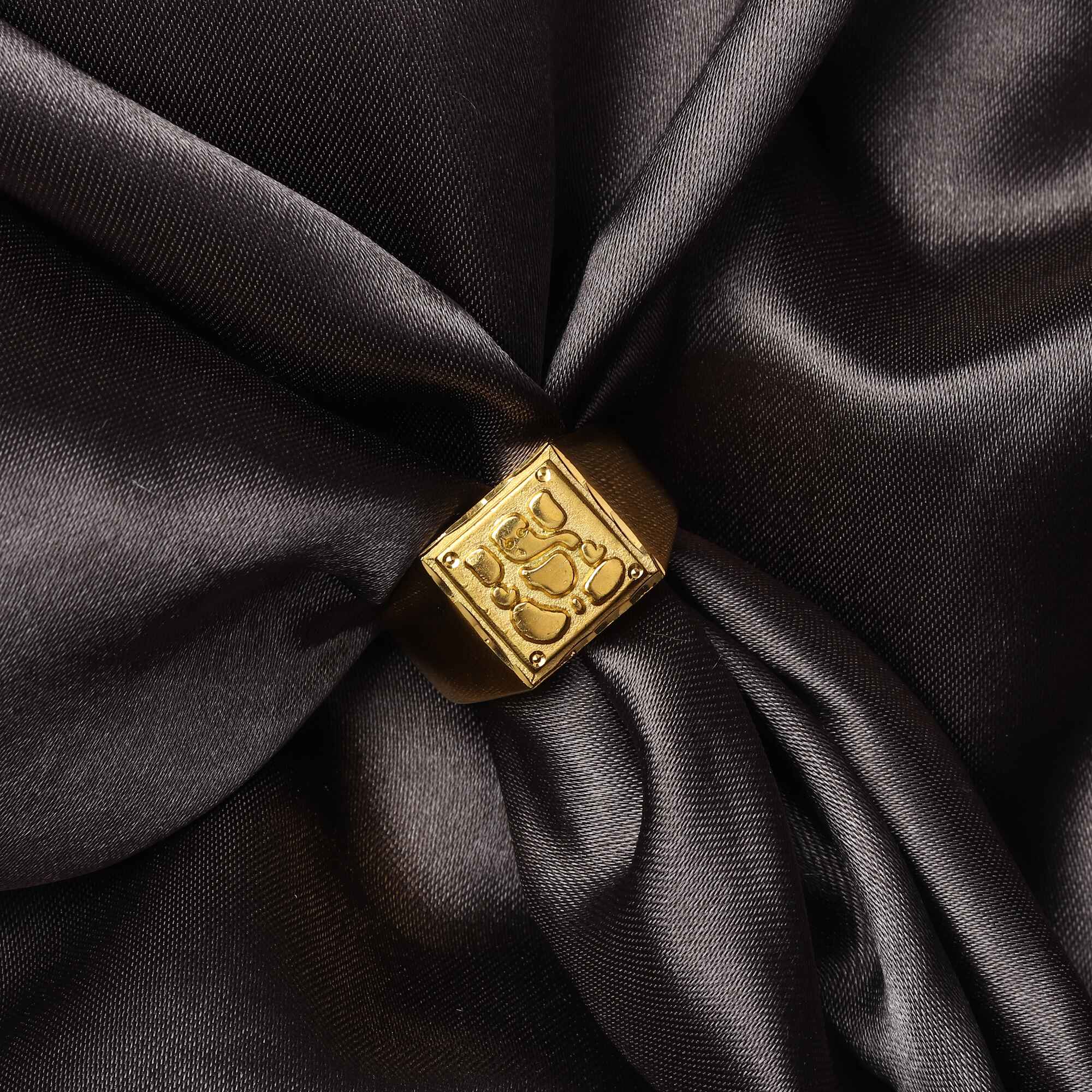 Divine Gold Plated Ganesha Ring - Image 5