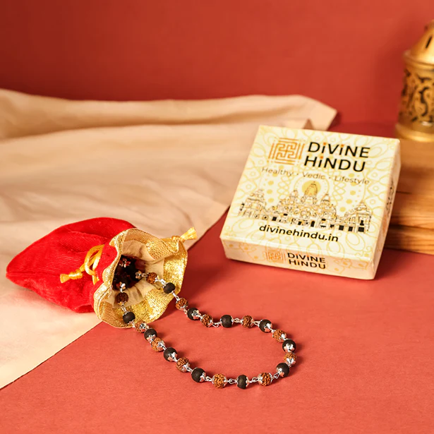 Divine Rudraksha & Karungali Malai | Govt. Lab Certified - Image 4