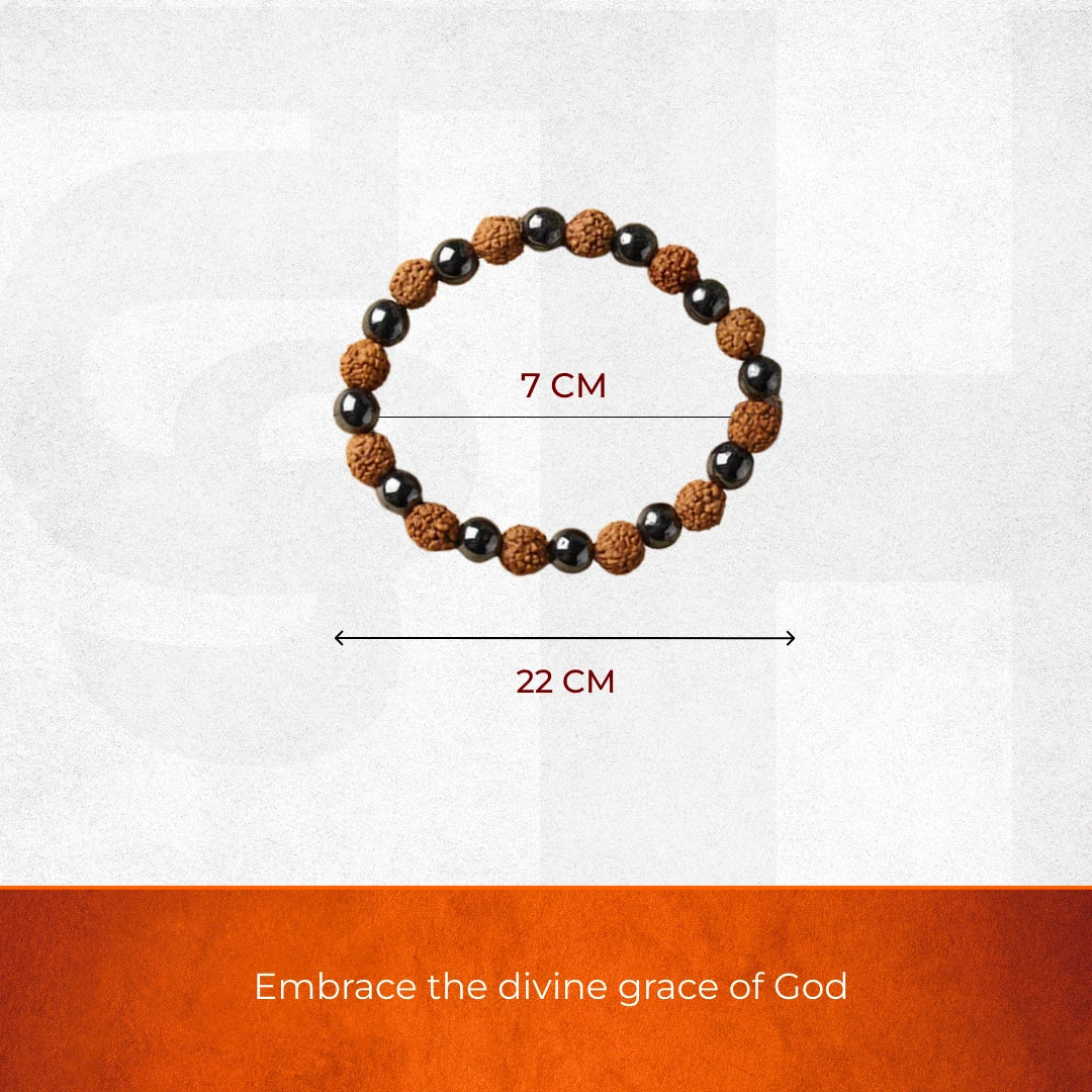 Divine Rudraksha Magnet Bracelet - Image 5