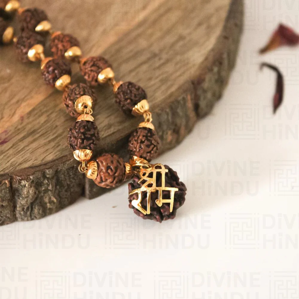 Divine Rudraksha Pendant Necklace - Image 5