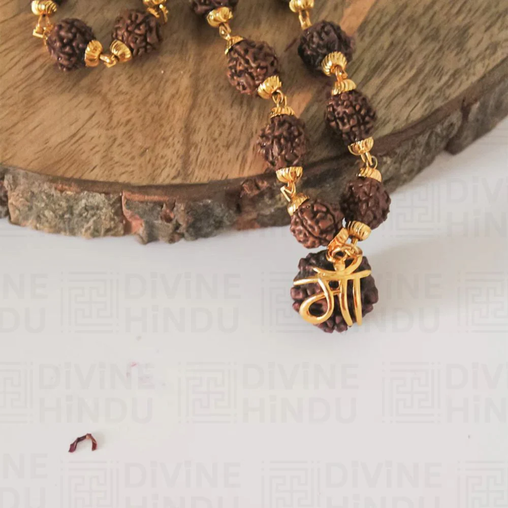 Divine Rudraksha Pendant Necklace - Image 7