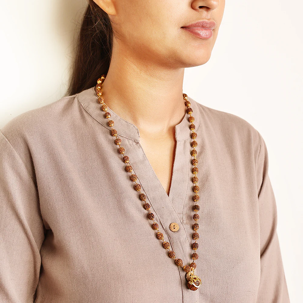 Divine Rudraksha Pendant Necklace - Image 8
