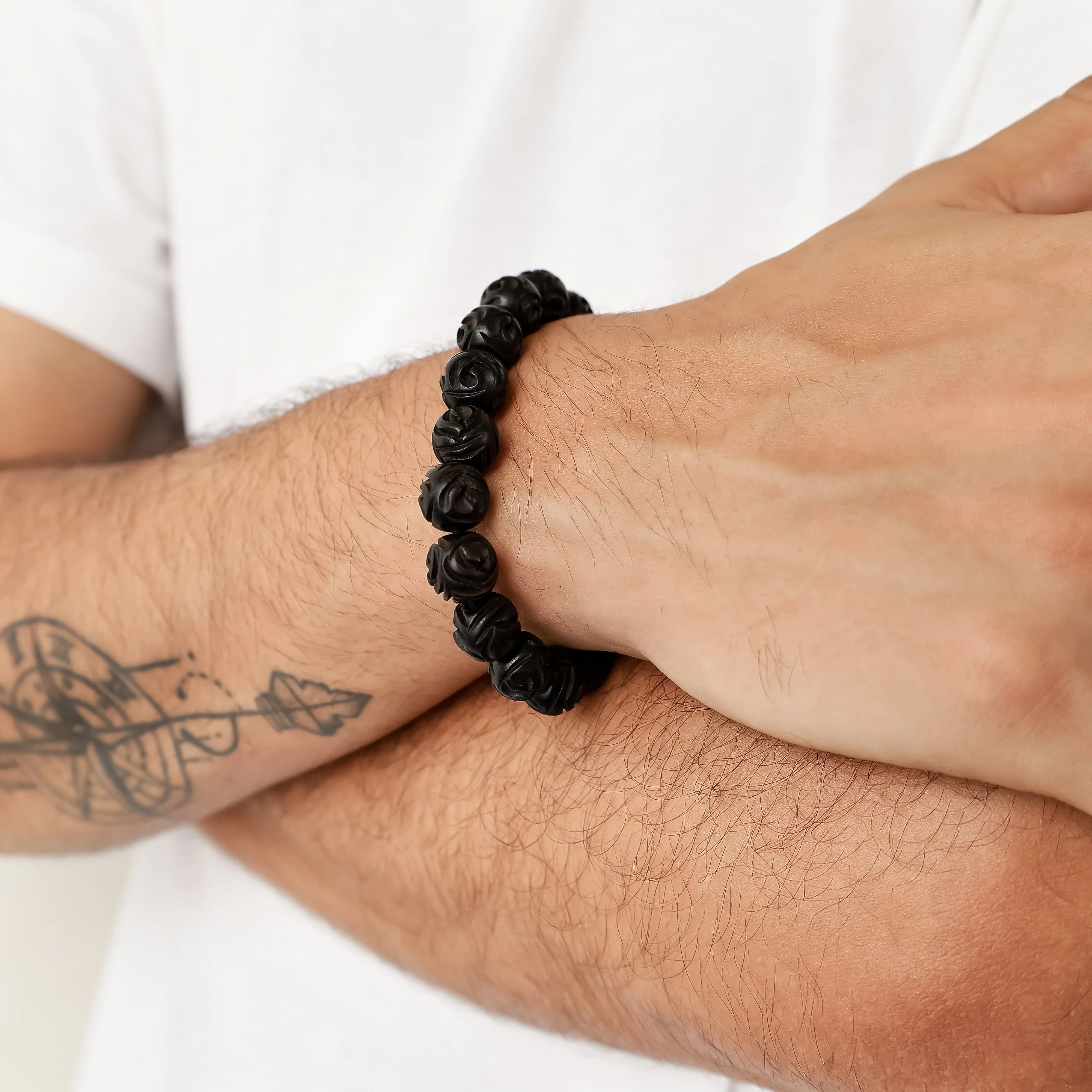 Karungali Malai Bracelet with design Engraved with Govt. Certification - Image 5