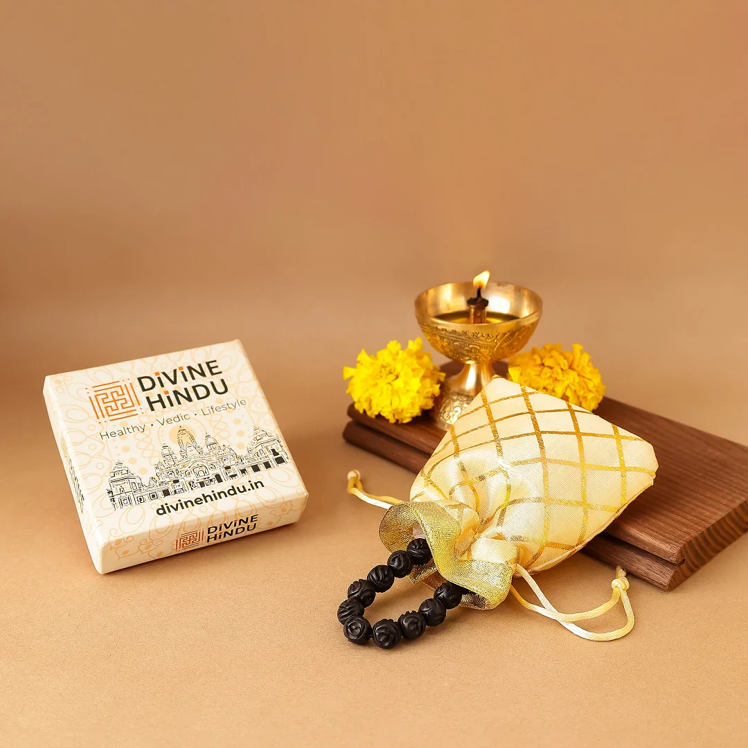 Karungali Malai Bracelet with design Engraved with Govt. Certification - Image 6