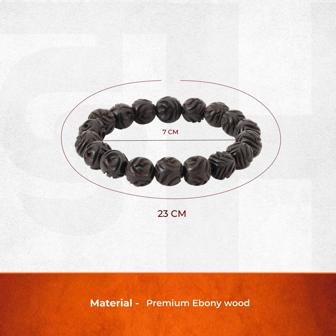 Karungali Malai Bracelet with design Engraved with Govt. Certification - Image 7