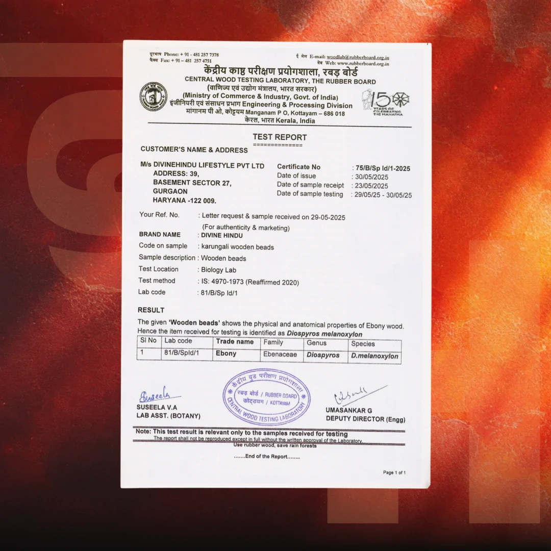 Karungali Malai (Copper wire) with Govt. Certified - Image 7