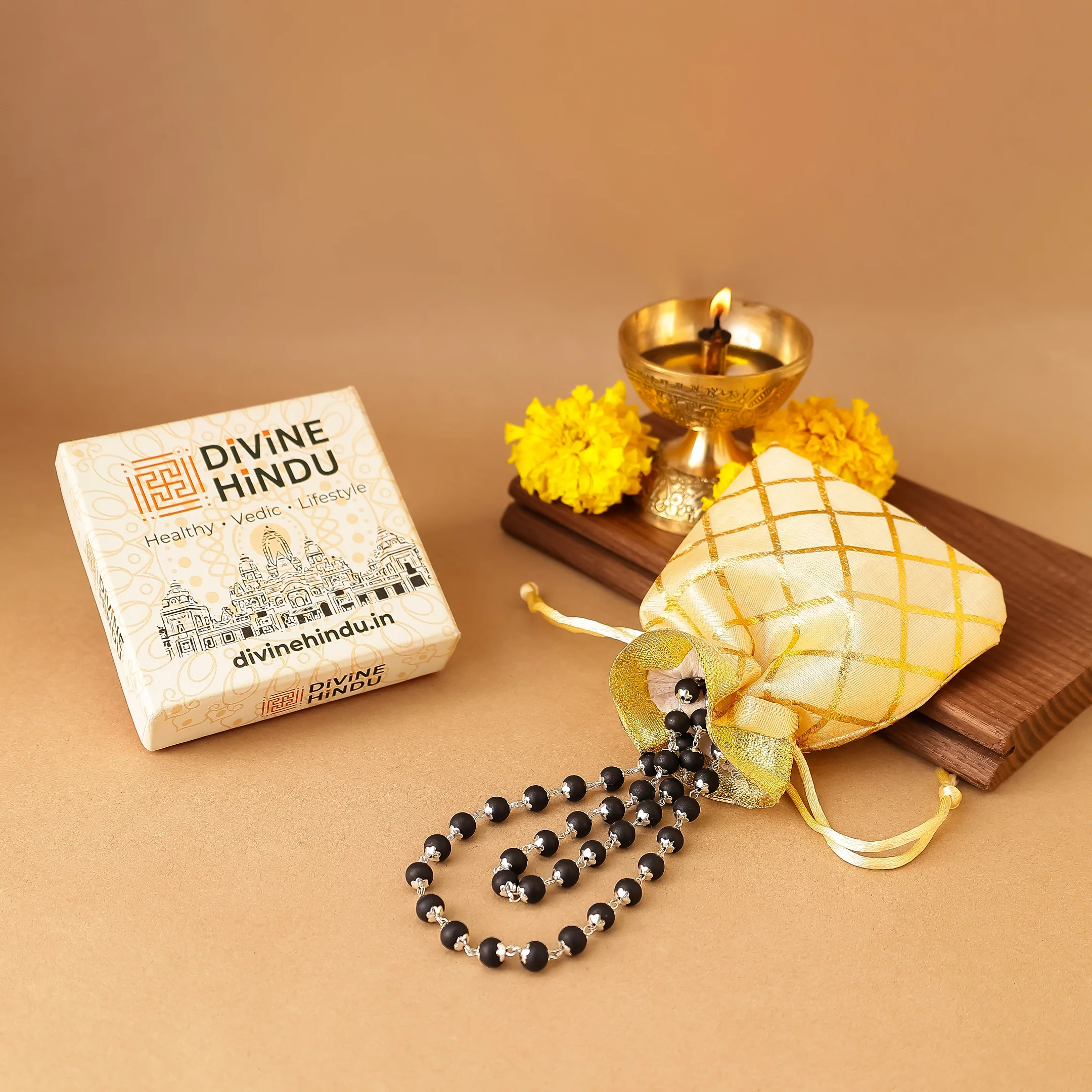 Karungali Malai Silver Cap Necklace with Govt. Certified - Image 8