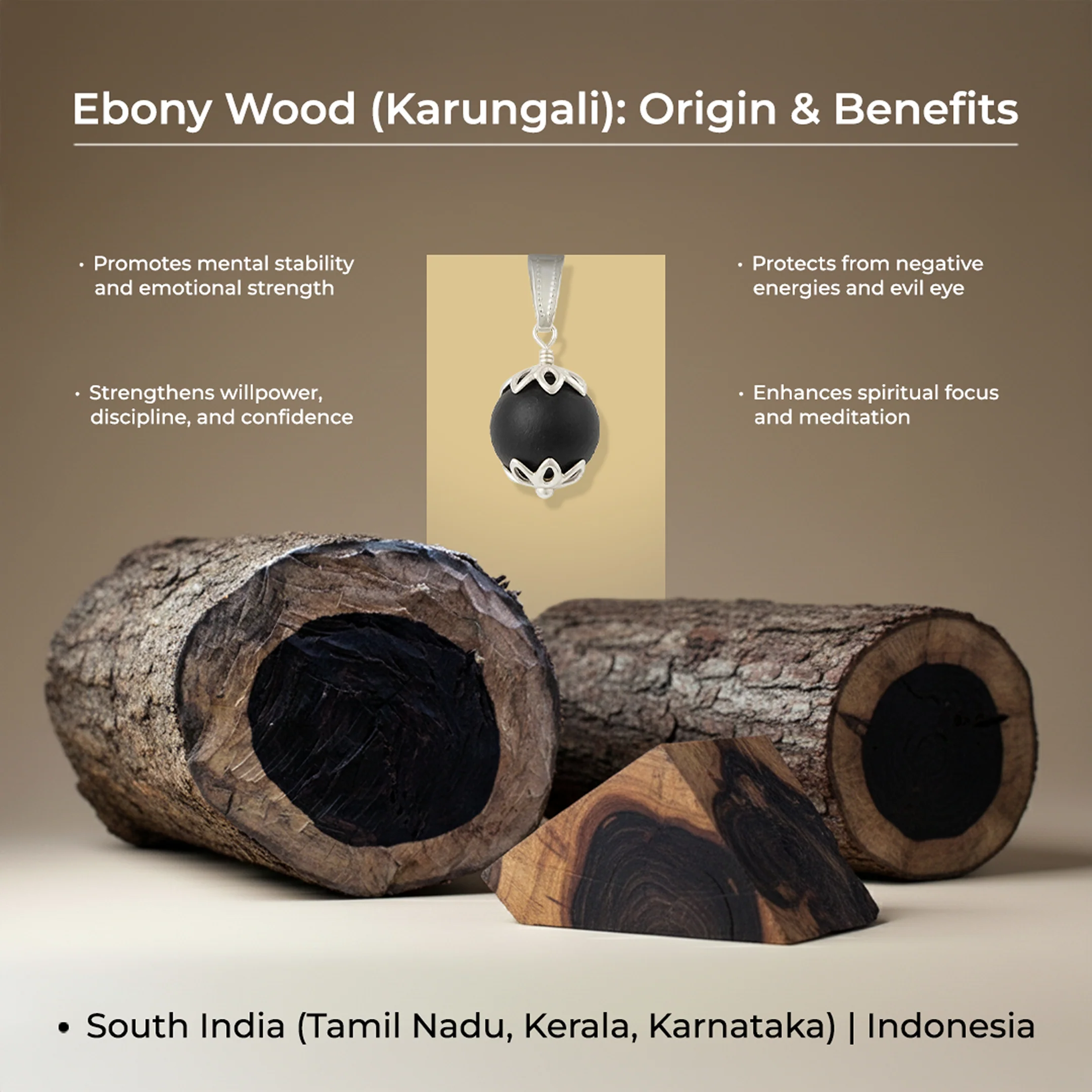 Karungali Malai Silver Cap Necklace with Govt. Certified - Image 11