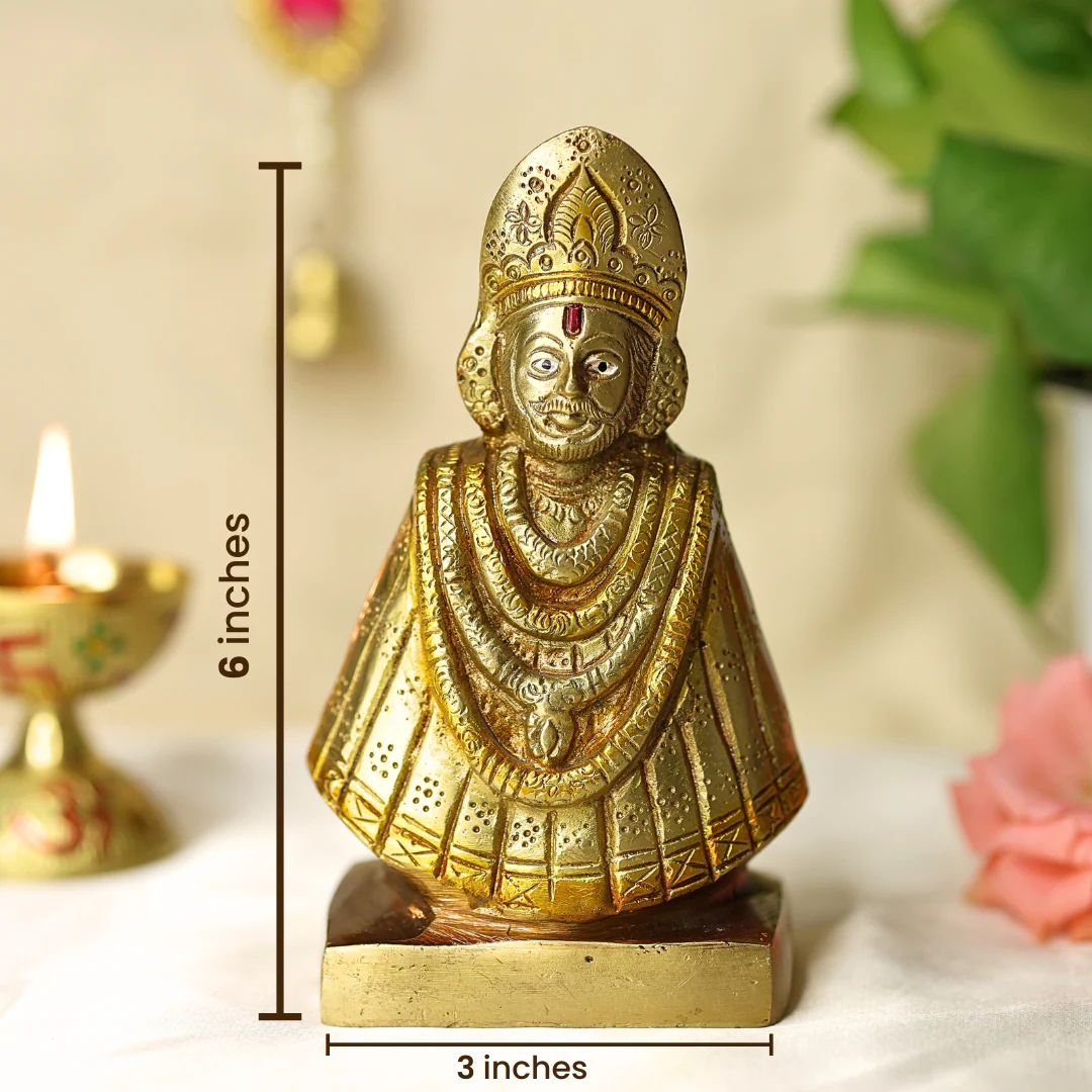 Lord Khatu Shyam Ji Brass idol - Image 4