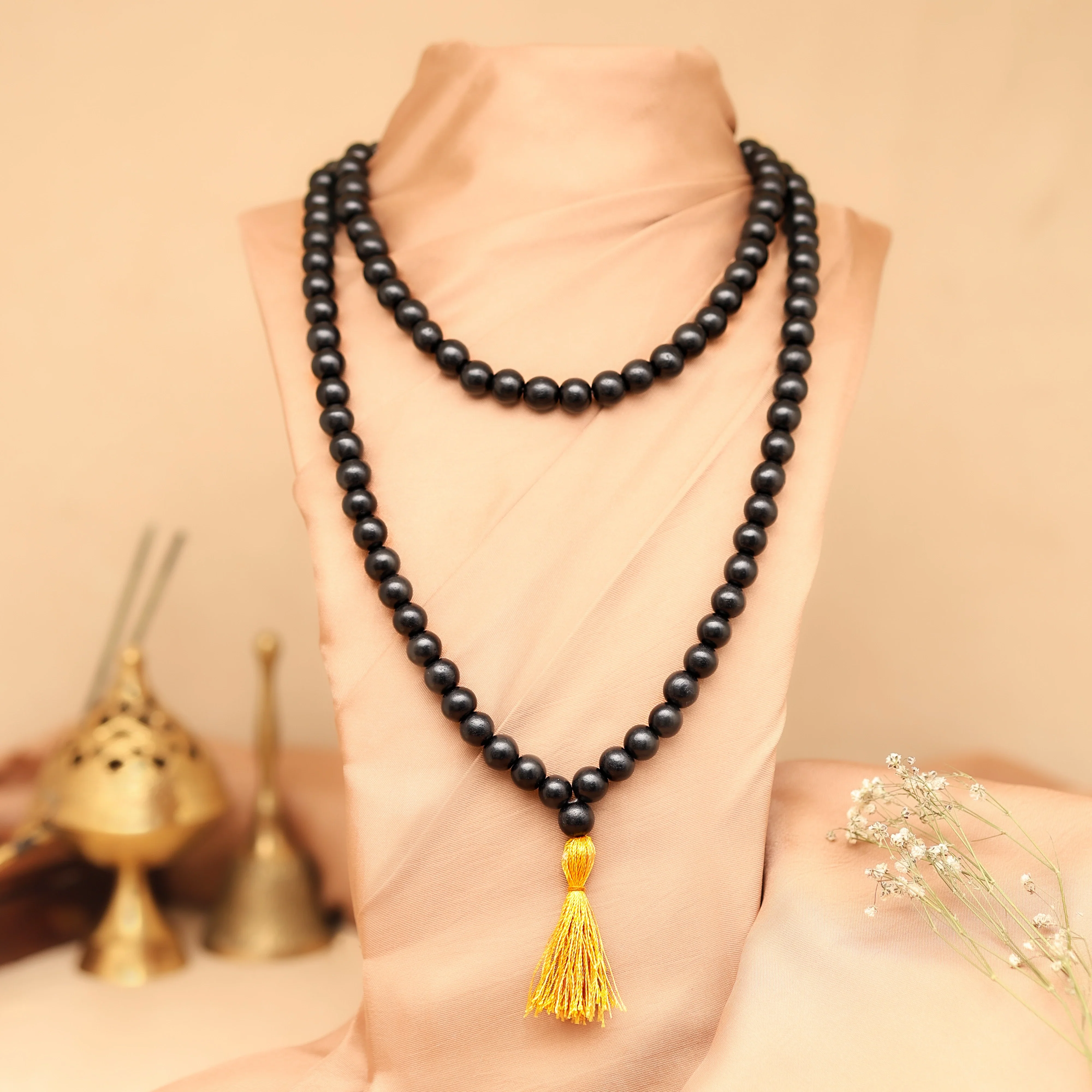 Original Karungali Malai 108-Beads Ebony Wood with Govt. Certified - Image 3