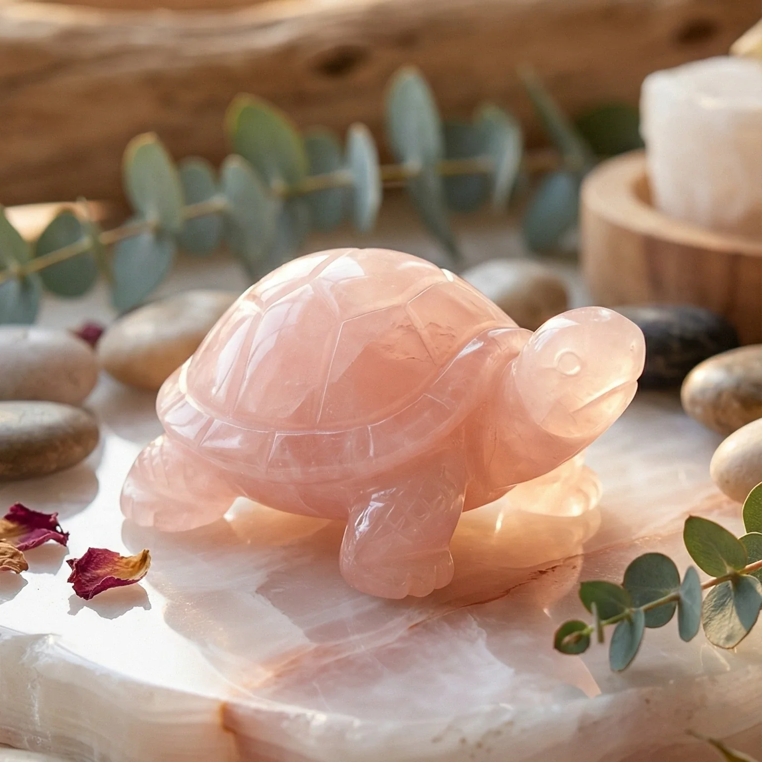 Rose Quartz Turtle - Image 4