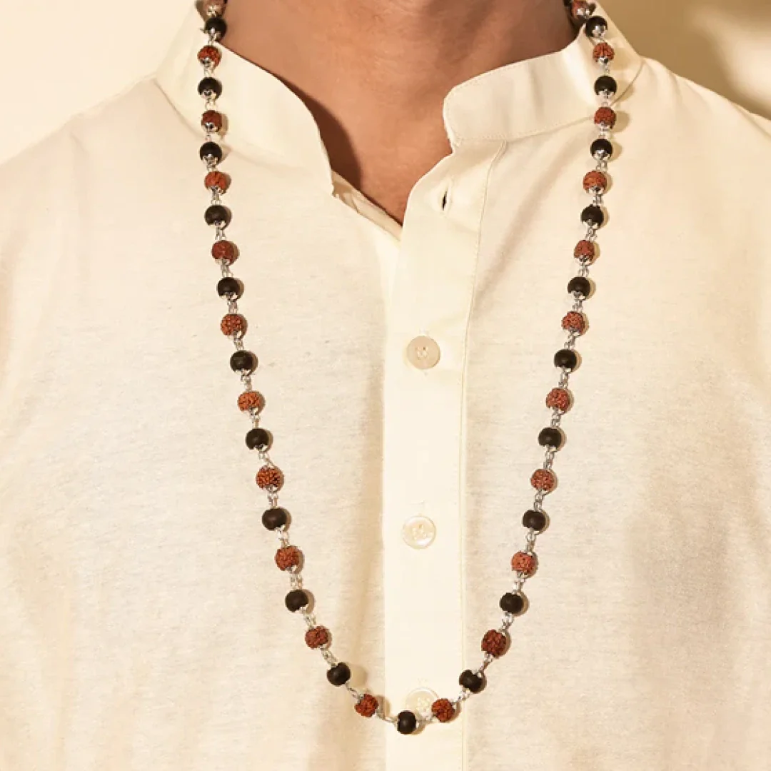 Divine Rudraksha & Karungali Malai | Govt. Lab Certified - Image 6