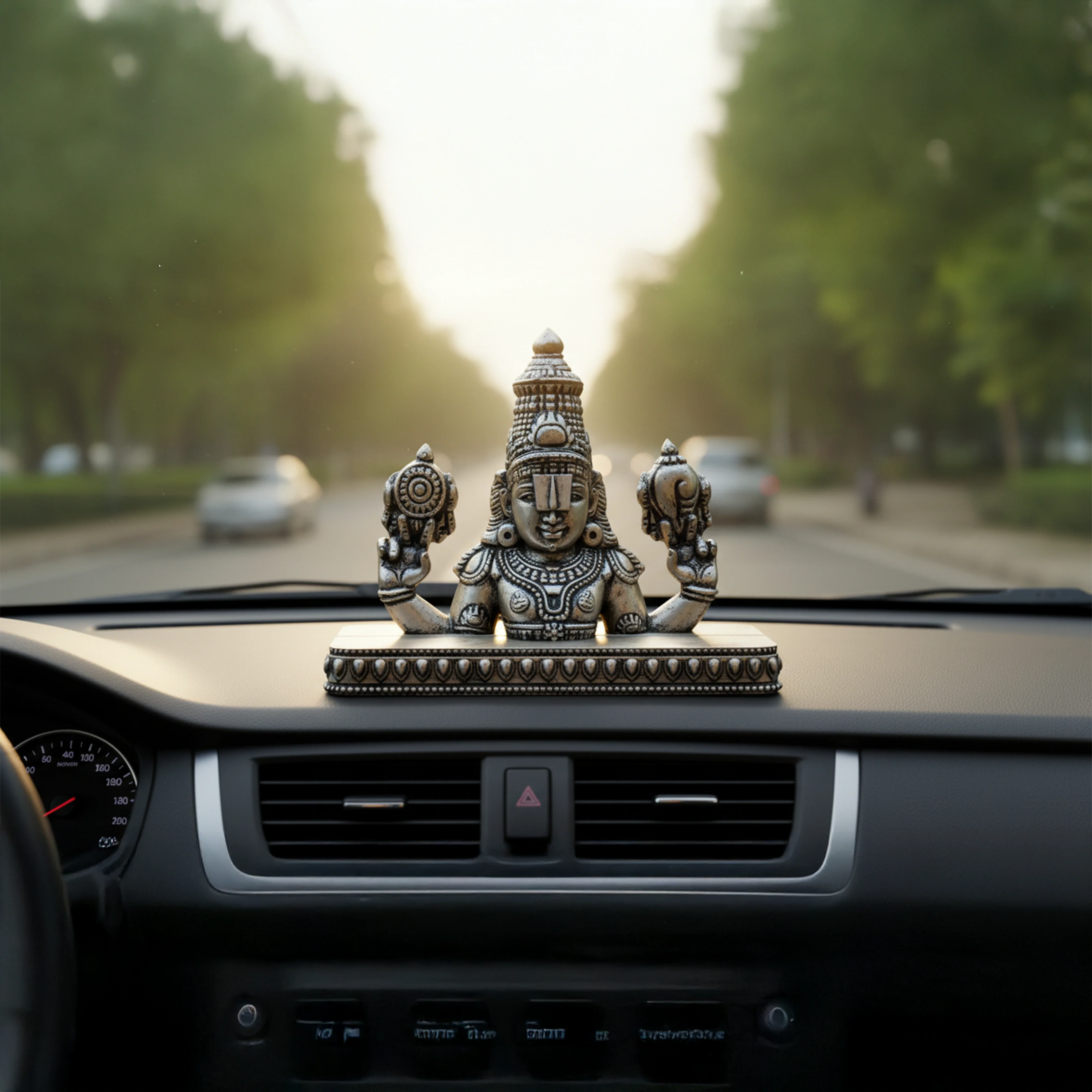 Tirupati Venkateswara Face Idol | Decor for Home Temple, Car & Office - Image 4